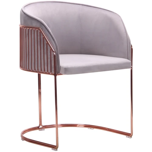 Кресло AMF Kagu, rose gold, light grey (545680): Тип кресла