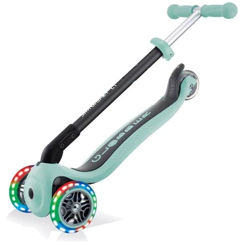 Самокат Globber Go Up Foldable Plus Lights Mint (мятный) фото 15