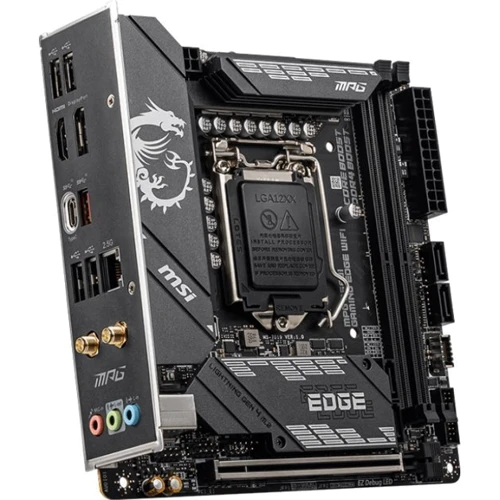 MSI MPG B560I GAMING EDGE WIFI: Оперативная память 2xDDR4 5200 МГц, до 64 ГБ