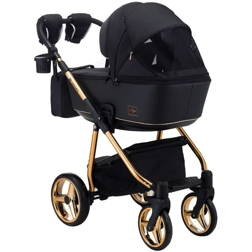 Коляска 2 в 1 Adamex Barcelona Polar (Pink Gold) BR408 (624628): Ширина шасси 58.5 см