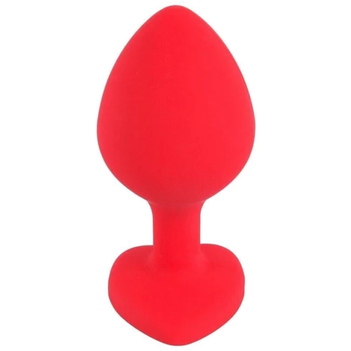 Комплект силиконовых анальных пробок с кристаллом SKN-KSIL-06 (S, M, L)