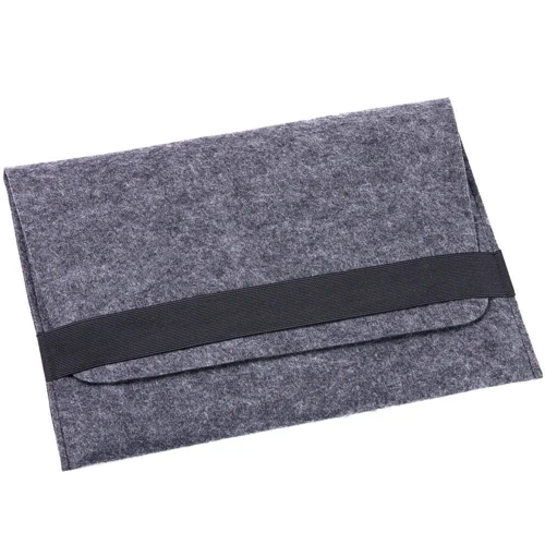 Gmakin Cover Envelope With Rubber Band Dark Grey (GM14-15) for MacBook Pro 15/Pro 16: Цвет серый (Space Gray)