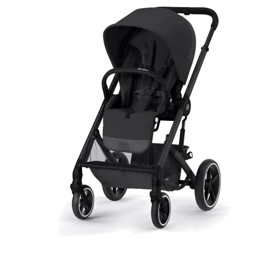 Прогулянковий візок Cybex Balios S Lux BLK Moon Black з бампером (522002533)