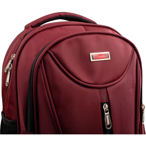 Мужской рюкзак Valiria Fashion бордовый (3DETAB11-1): Тип ручки Плечевой ремень, Короткая ручка