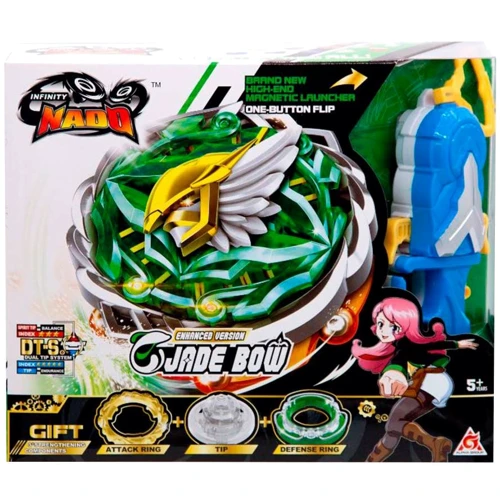 Дзига Auldey Infinity Nado V серія Advanced Jade Bow Нефритовий Лук