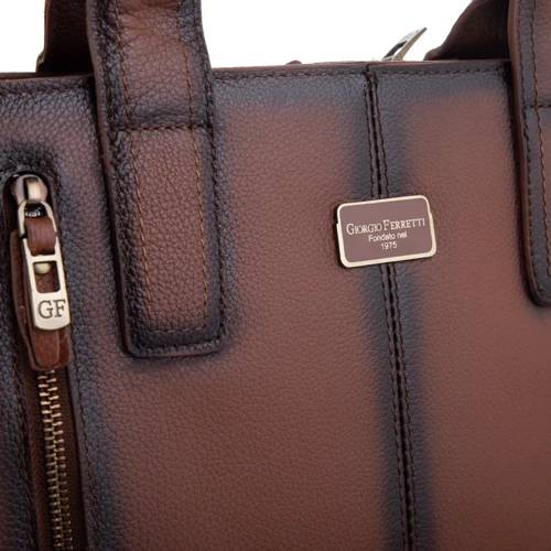 Мужская сумка мессенджер Giorgio Ferretti коричневая (SHIGF2019182-brown): Тип Сумки