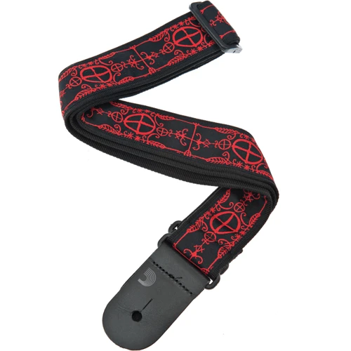 Гитарный ремень D'addario 50A12 Nylon Woven Guitar Strap (Voodoo)