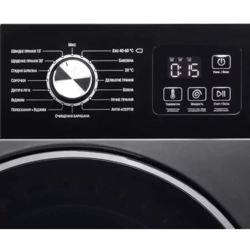 Стиральная машина Ardesto WMW-6105DGBI: Тип загрузки фронтальная