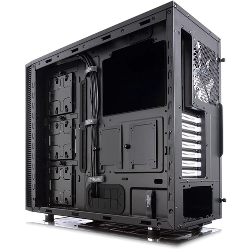 Корпус Fractal Design Define S Window (FD-CA-DEF-S-BK-W): Материал передней панели пластик