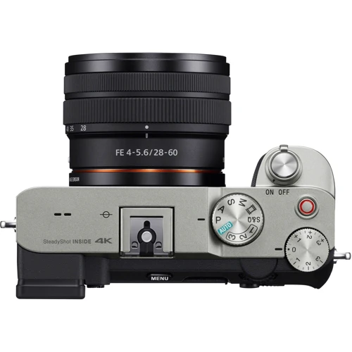 Sony Alpha a7C kit (28-60mm) Silver (ILCE7CLS.CEC) UA: LCD-экран 3", 921600, сенсорный