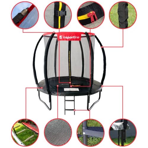 Батут inSPORTline з аксесуарами Flea PRO 183 см (23877) фото 9
