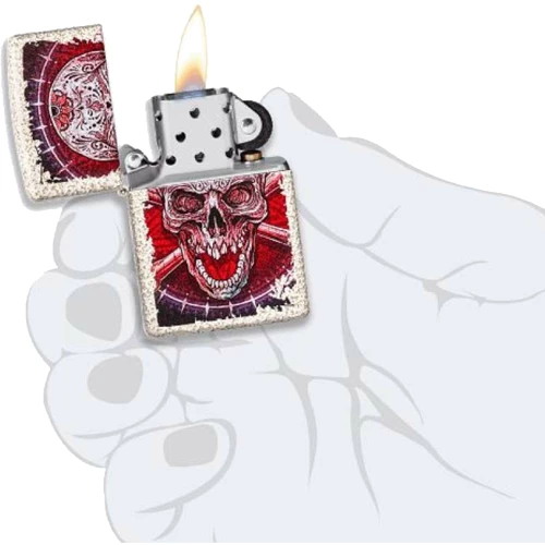 Зажигалка Zippo 49181 Skull Design (49410) фото 4