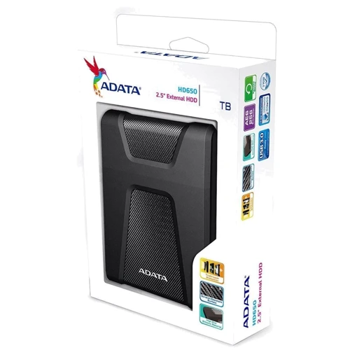 Внешний жесткий диск ADATA DashDrive Durable HD650 4 TB Black (AHD650-4TU31-CBK): Внешний интерфейс USB 3.1