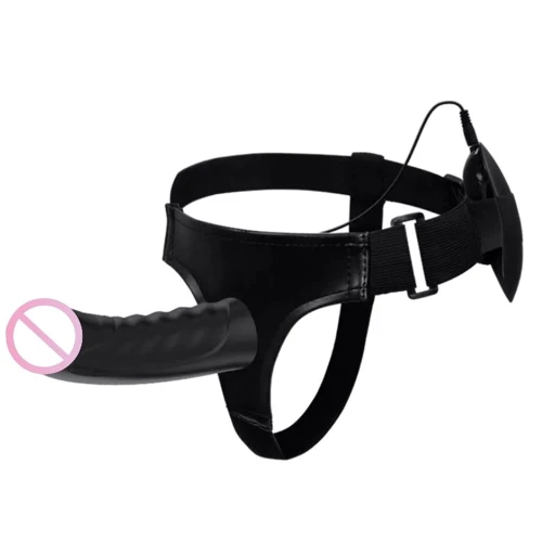 Полый страпон с вибрацией Pretty Love Marvin Strap-On Harness Vibrating