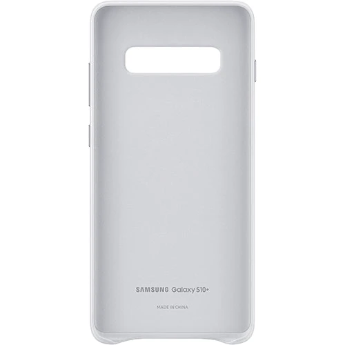 Чехол для телефонов Samsung Leather Cover White (EF-VG975LWEGRU) for Samsung G975 Galaxy S10+: Материал кожа