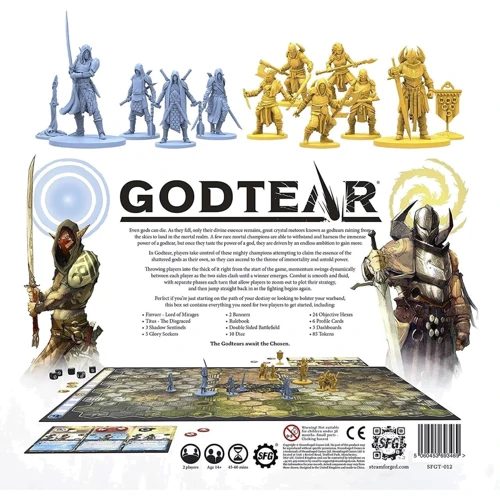 Настольная игра Steamforged Games Ltd Godtear The Borderlands Starter Set - Titus - The Disgraced / Finvarr - Lord of Mirages: Тип Взрослые