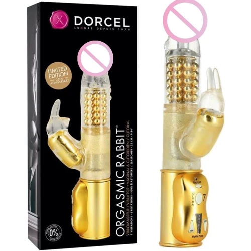 Вибратор Dorcel Orgasmic Rabbit Gold
