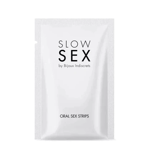 Полоска для орального секса Bijoux Indiscrets Slow Sex Oral sex strips (нанесение на язык)