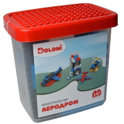 Конструктор игровой Doloni Аэродром 142 детали (013888-33)