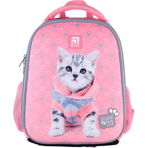 Рюкзак школьный каркасный Kite Education Studio Pets SP21-555S-2
