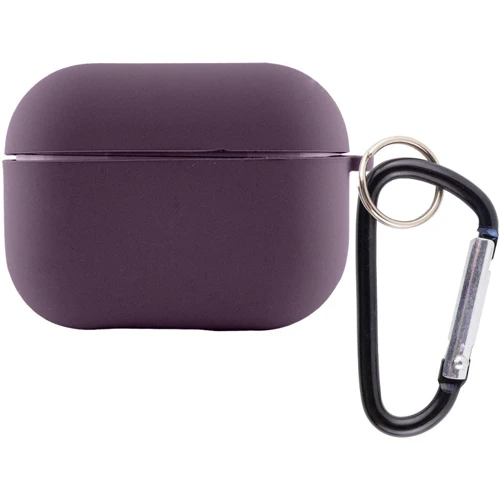 TPU Silicone Case with Carabiner Elderberry for Apple AirPods 4