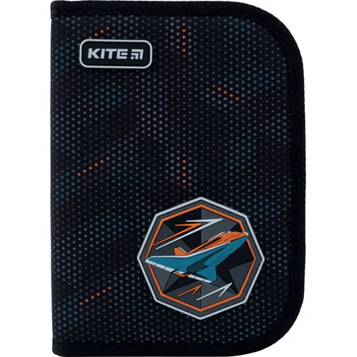 Пенал без наполнения Kite Spaceship K22-621-6, 1 отделение, 1 отворот