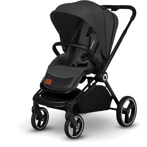 Коляска 3 в 1 Lionelo Mika Grey Graphite: Ширина шасси 60