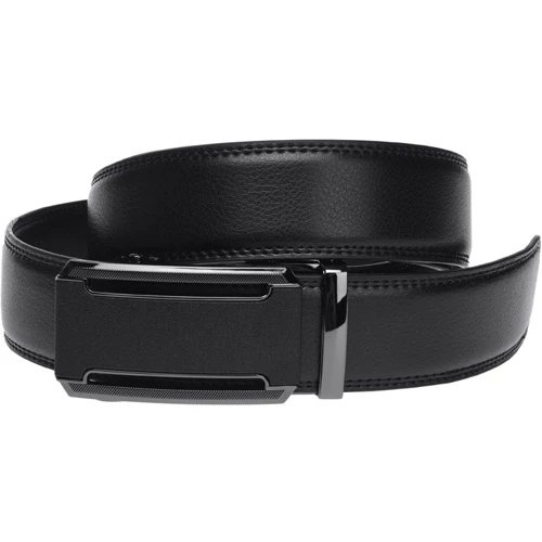 Мужской ремень Borsa Leather черный (v1n323-1)