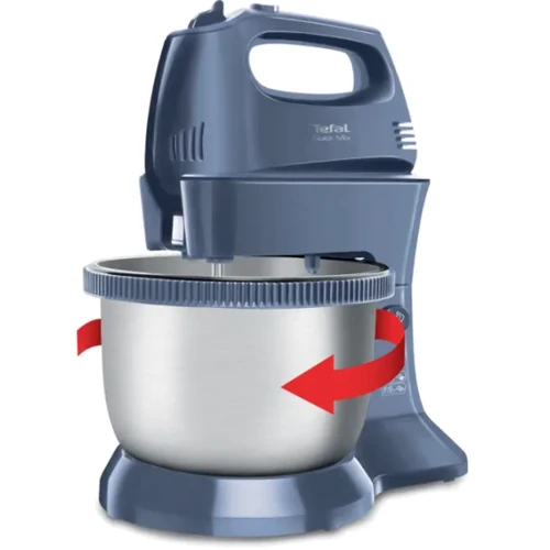 Миксер Tefal HT312410: Насадки Для смешивания, Для взбивания, Венчик, Для замеса теста
