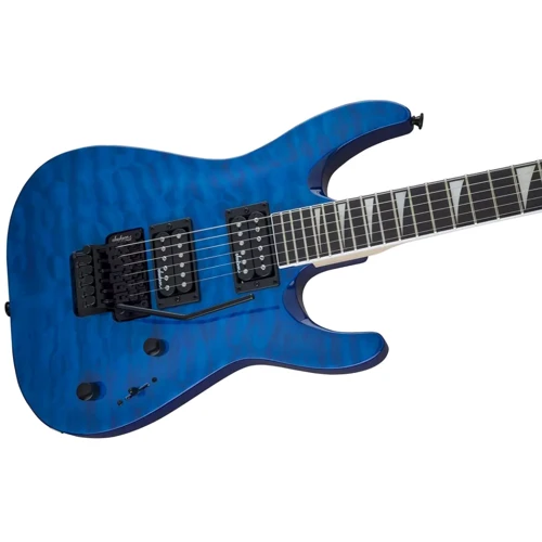 Електрогітара JACKSON JS32Q DINKY ARCH TOP DKA AR TRANSPARENT BLUE: Тип кріплення грифа Болтовой