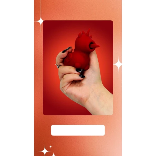 Вібратор-єдиноріжка Unihorn - Blaze Diablo, лагідний язичок