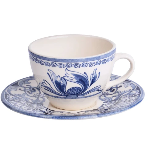 Чашка з блюдцем Claytan Ceramics Тіара 240 мл (910-145)