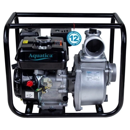 Мотопомпа Aquatica 7.5л.с. Hmax 30м Qmax 70м³/ч (4-ех тактный): Максимальная температура воды, °C 40