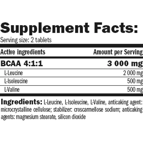 Аминокислота для спорта Amix AmixPrо BCAA 4:1:1 300 tab / 150 servings: Вкус Без вкуса