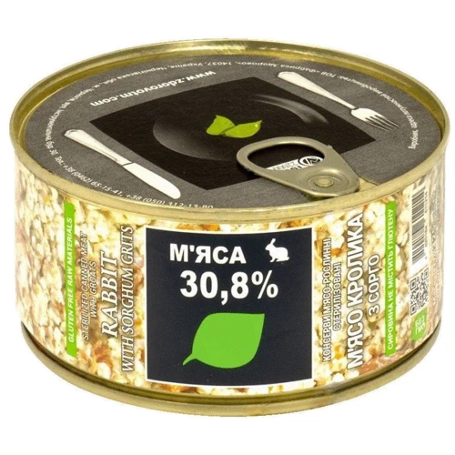 Мясо кролика Zdorovo С сорго 325 г