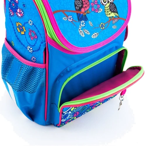Рюкзак школьный каркасный Kite Pretty owls K18-501S-6: Спинка Ортопедическая (анатомическая)