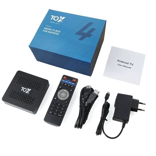 Приставка Smart TV TOX4 (4GB/32GB): Графический процессор (GPU) Mali-450