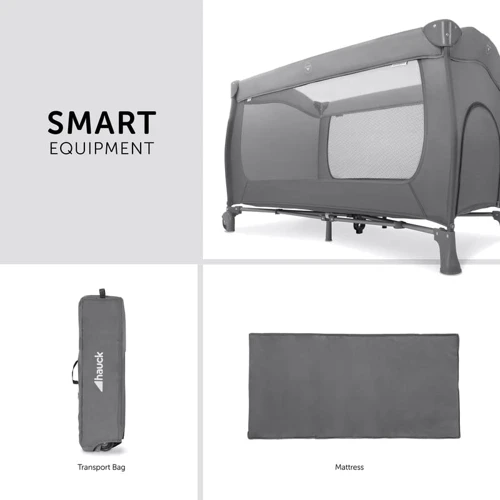 Детский манеж-кровать Hauck Sleep N Play Go Plus (Grey)