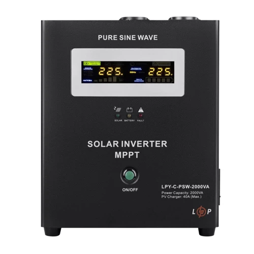 Автономный солнечный инвертор (off-grid) LogicPower LPY-C-PSW-2000VA 1400W MPPT 24V (4126)