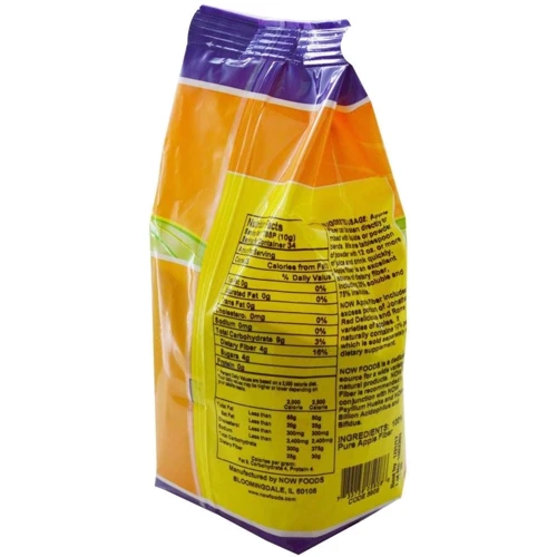 NOW Foods APPLE FIBER POWDER 12 OZ Яблочный пектин: Тип Клетчатка