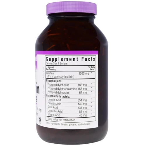 Bluebonnet Nutrition Natural Lecithin 1365 mg 180 caps: Тип лецитин