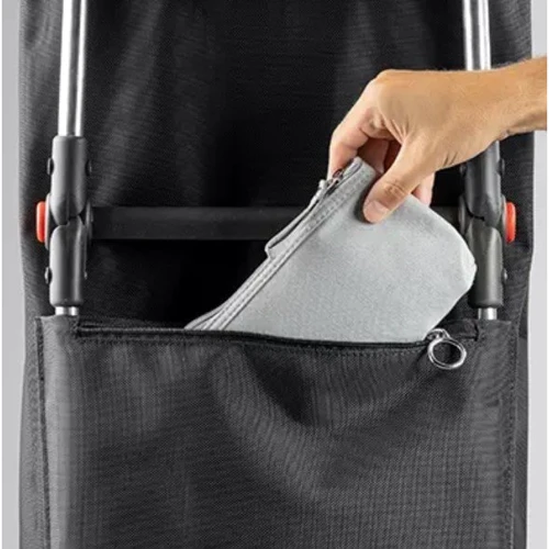 Хозяйственная сумка-тележка Rolser Mini Bag Plus MF 2L Negro черная (MNB042-1023): Материал Полиэстер