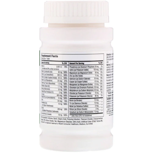 21st Century Sentry, Multivitamin & Multimineral Supplement, 130 Tablets: Тип Мультивитамины