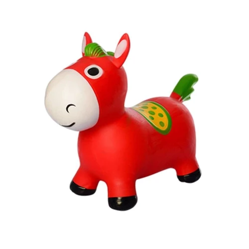 Детский прыгун Maxlend лошадка резиновый MS 2994(Red)