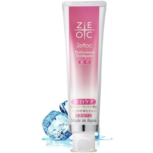 Zettoc Professional Toothpaste Whitnig Care Зубна професійна паста з відбілюючим ефектом 100 g: Призначення Протизапальну, Свіжість дихання, Очищення