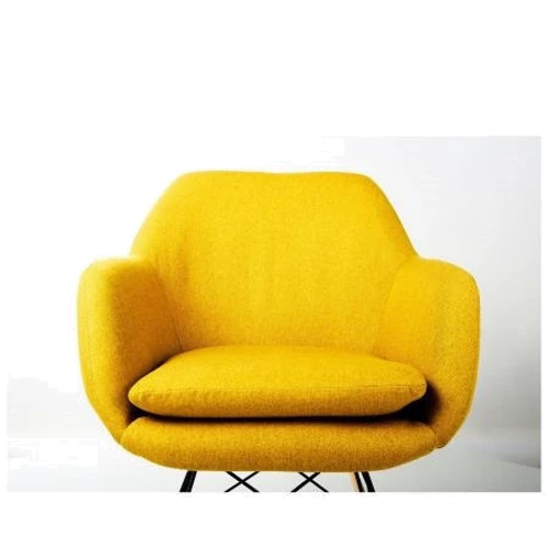 Кресло-качалка AMF Dottie Yellow (547741): Материал каркаса металл, Текстиль, дерево