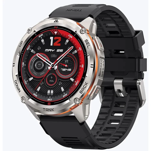 Смарт-годинник Kospet Tank T3 Ultra 2 Silver Silicone Basic: Види спорту Плавання, Велоспорт, Біг