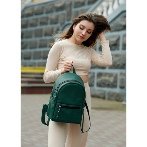 Жіночий рюкзак Sambag Dali BPT зелений (15378007): Країна виробник Україна