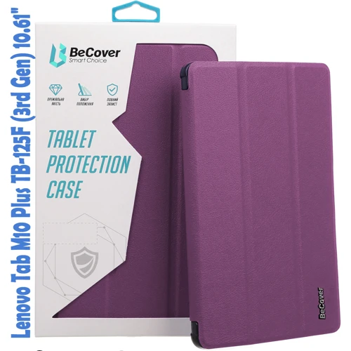 Аксесуар для планшетних ПК BeCover Smart Case Purple for Lenovo Tab M10 Plus TB-125F (3rd Gen)/K10 Pro TB-226 10.61" (708305) фото 8