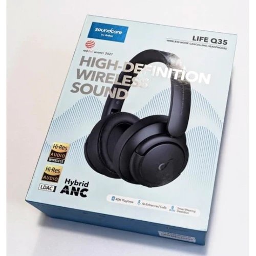 Наушники ANKER Soundcore Life Q35 Black (A3027): Тип крепления оголовные